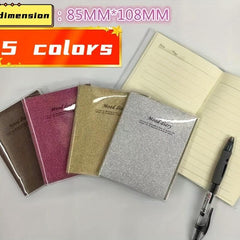Colorful A7 Pocket Glue Set Office Notepad Student Notebook Flash