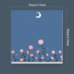 1pc Painting Scenery Stickers 10 Styles Office Student Stationery Memo Stickers