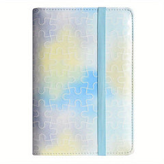 Bandage Relief Marble Pattern Leather Loose leaf Clip Notebook