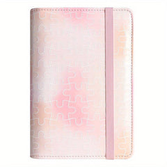 Bandage Relief Marble Pattern Leather Loose leaf Clip Notebook