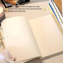 Blank Notebook Extra Thick Student Draft Notebook Large Capacity
