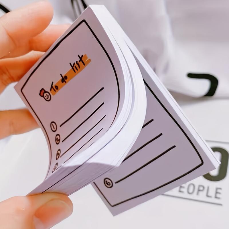 100sheets To Do List Sticky Notes Girl Heart Message Notepad
