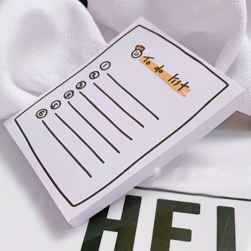 100sheets To Do List Sticky Notes Girl Heart Message Notepad