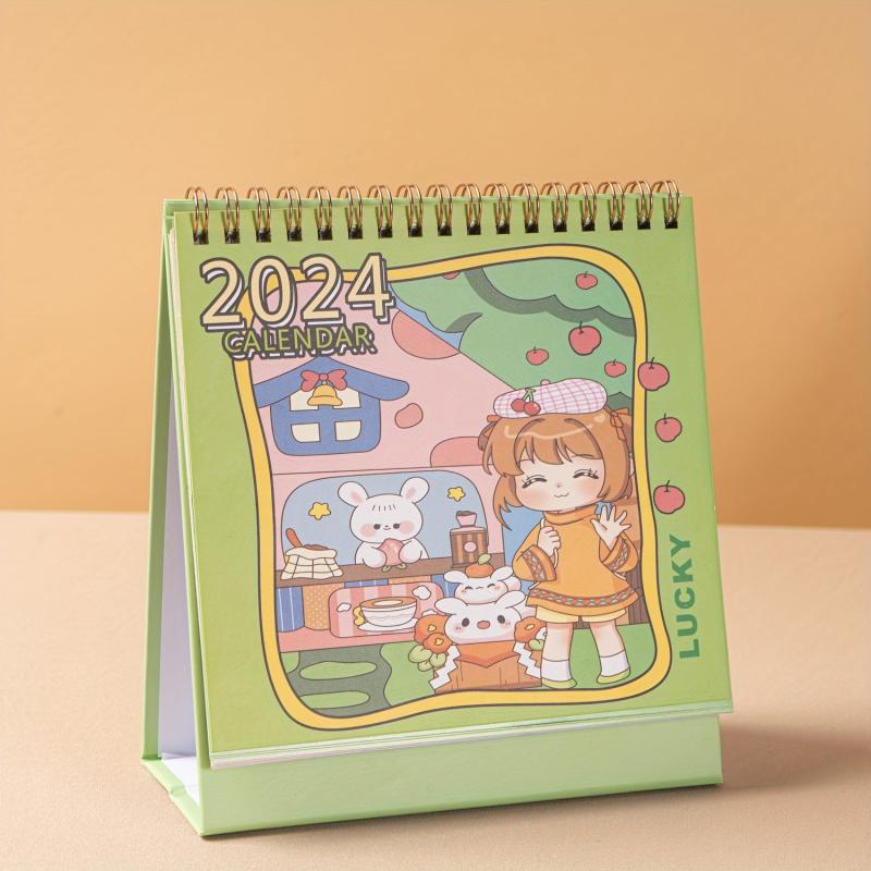 Cartoon Desktop Calendar Ornaments for Postgraduate Entrance Exam Plan