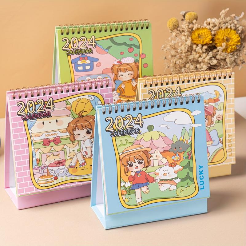 Cartoon Desktop Calendar Ornaments for Postgraduate Entrance Exam Plan