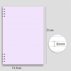 A5 Morandi Coils & Fresh Notepad with 80 Sheets