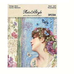 A5 Scrapbook Pattern Paper for Card Making & Backgrounds
