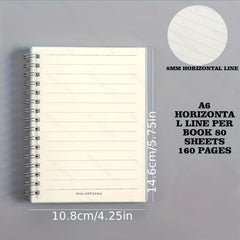 Student Notepad Drawing Gridlines Clear Minimalist Design