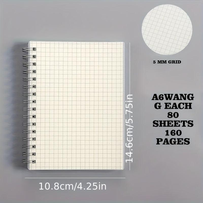 Student Notepad Drawing Gridlines Clear Minimalist Design
