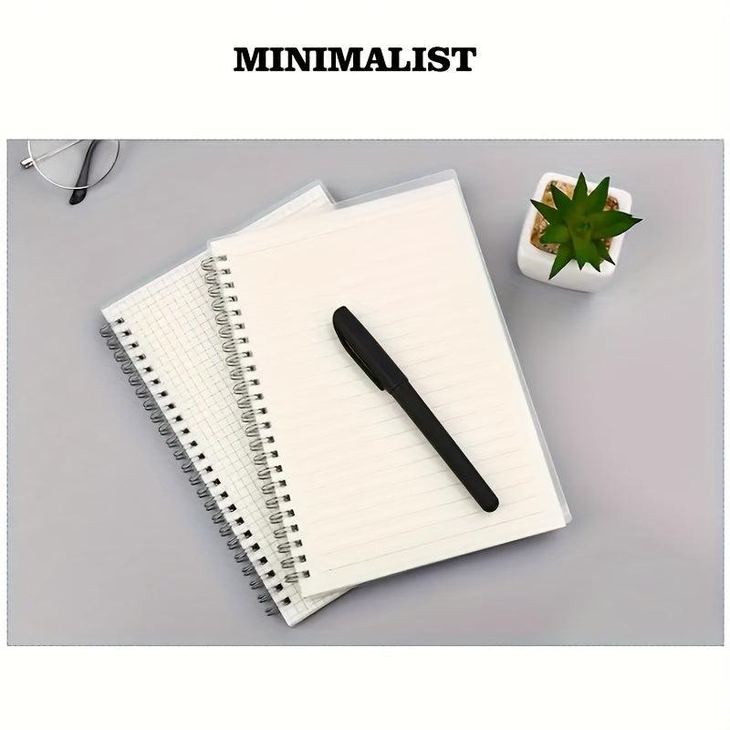 Student Notepad Drawing Gridlines Clear Minimalist Design