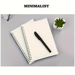 Student Notepad Drawing Gridlines Clear Minimalist Design