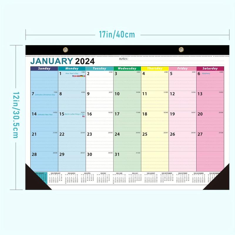 18 Months Wall Calendar 43 18 X 30 48 Cm Heavy Paper