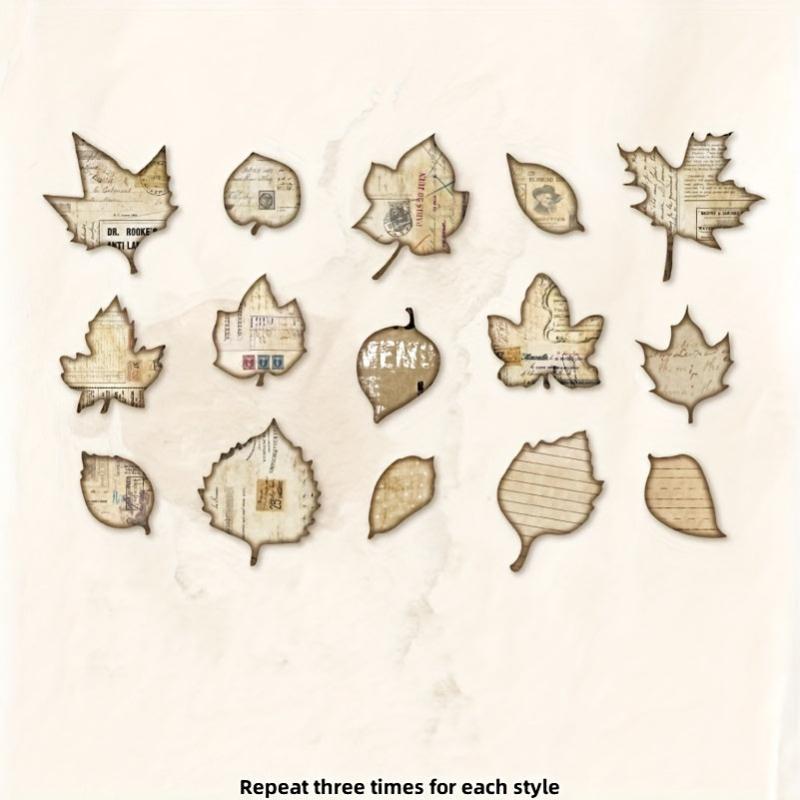 45pcs Retro Time Silhouette Series Diary Decoration Collage Message Note