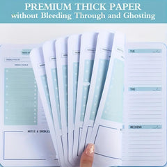 Spiral Coil A5 Undated Daily Weekly Planner 52 Pages