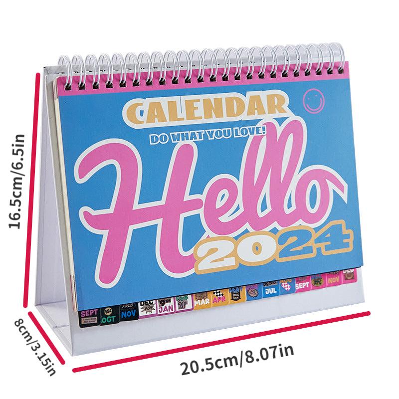 American Vintage Calendar Minimalist Office Plan Business Desktop