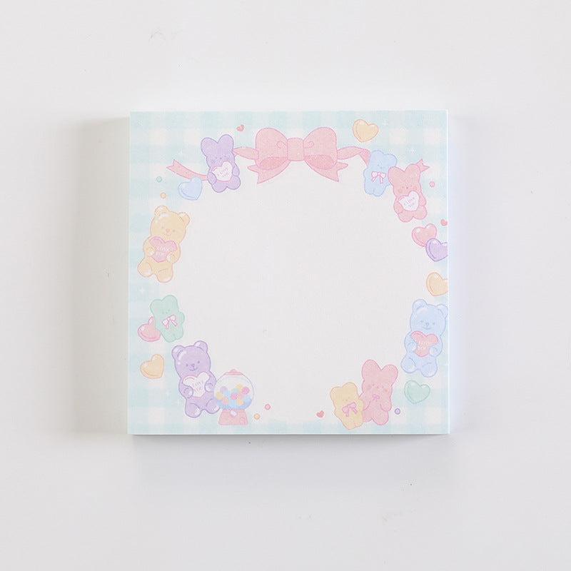 Sweetheart Candy Sticky Notes & Colorful Memo Pads 80 Sheets