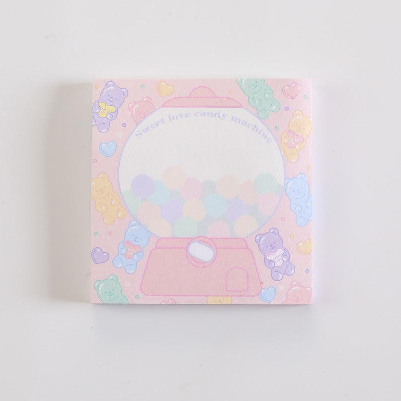 Sweetheart Candy Sticky Notes & Colorful Memo Pads 80 Sheets