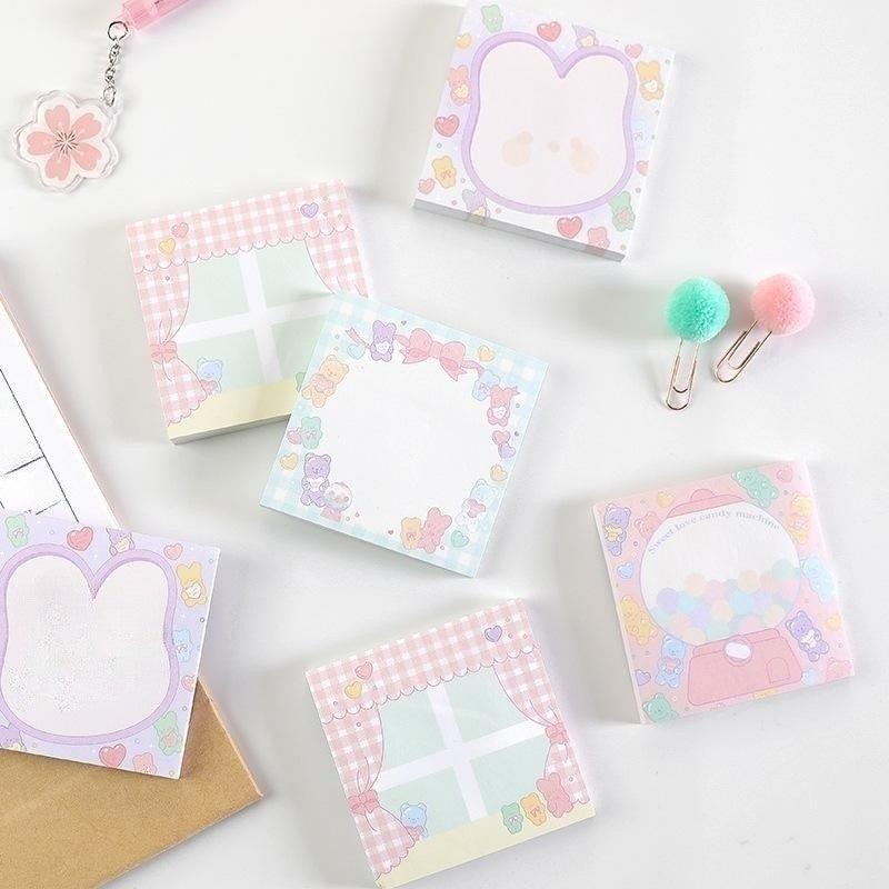 Sweetheart Candy Sticky Notes & Colorful Memo Pads 80 Sheets