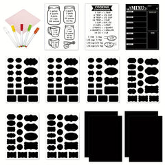 Magnetic Blackboard Calendar Refrigerator Sticker Set