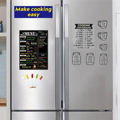 Magnetic Blackboard Calendar Refrigerator Sticker Set