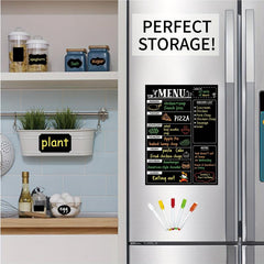 Magnetic Blackboard Calendar Refrigerator Sticker Set