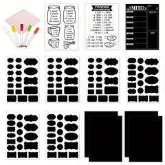 Magnetic Blackboard Calendar Refrigerator Sticker Set
