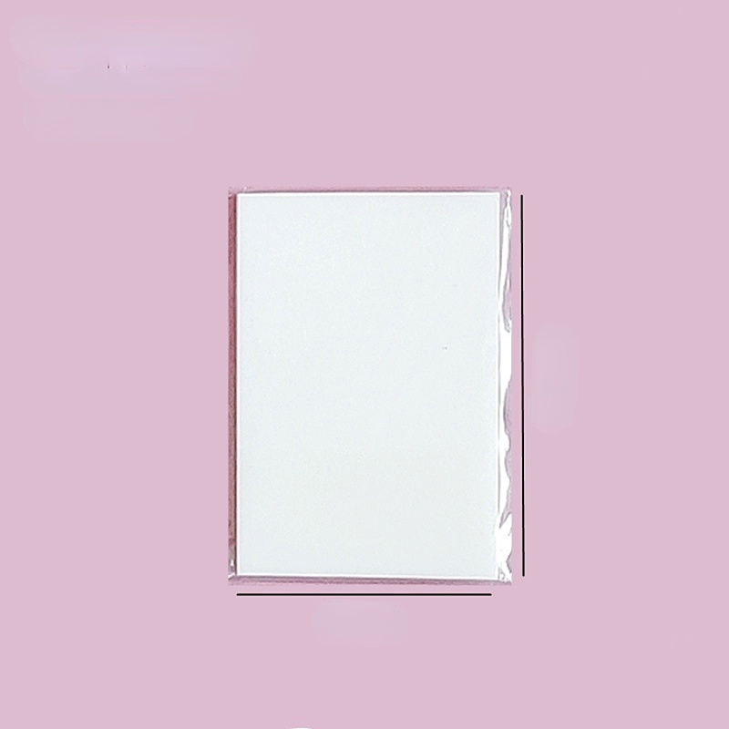 50 Sheets Transparent Sticky Notes Pet Memo Pad Tearable Stick On Sticker