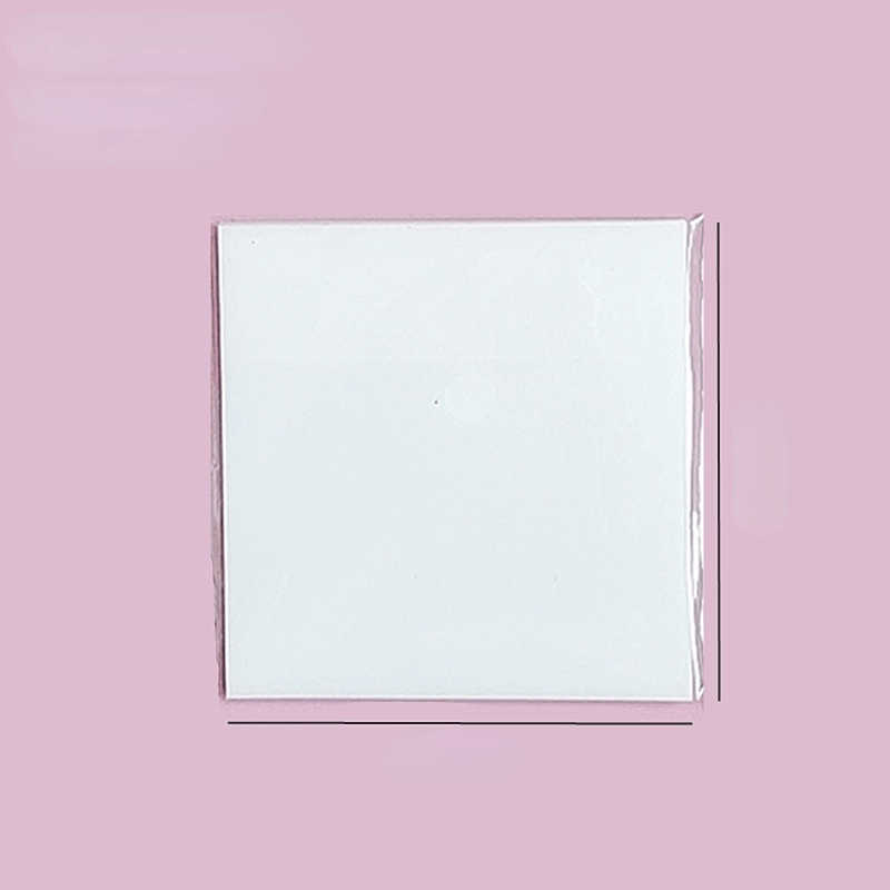 50 Sheets Transparent Sticky Notes Pet Memo Pad Tearable Stick On Sticker