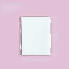 50 Sheets Transparent Sticky Notes Pet Memo Pad Tearable Stick On Sticker