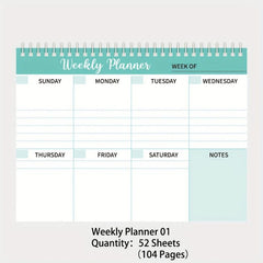 Weekly Planner To Do Notepad Daily Schedules Goals Tasks To Do List