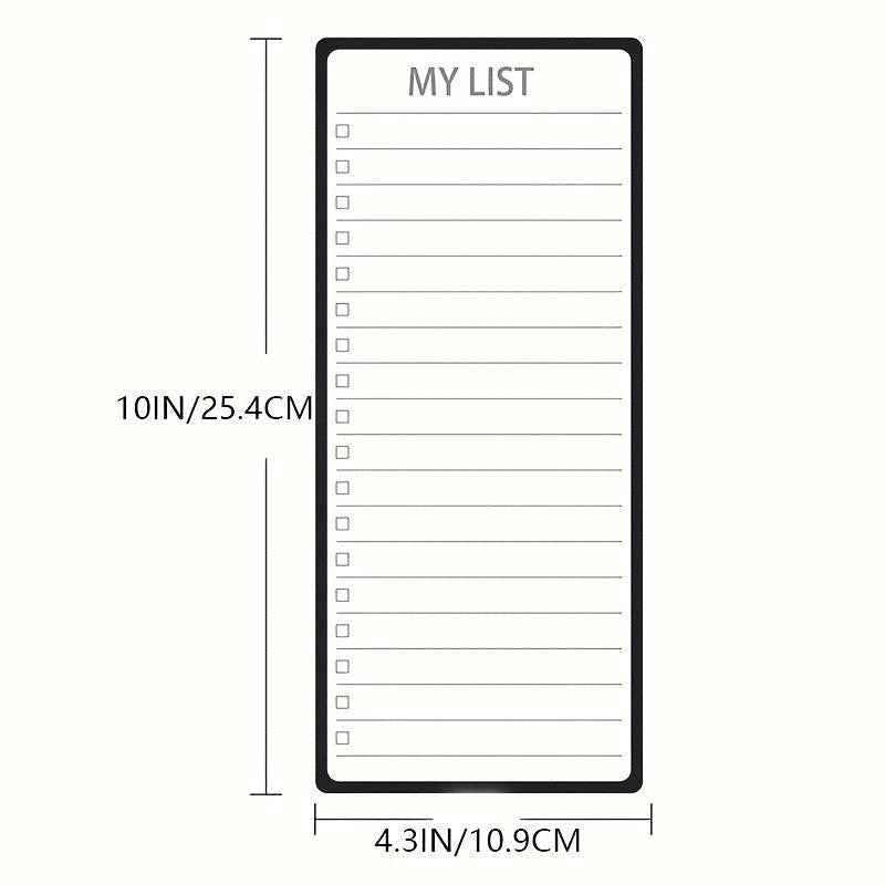 2pcs Daily Schedule Blackboard Wall Decal for Iron Refrigerator