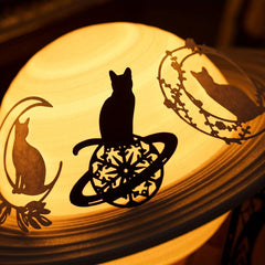 10 Sheets Cat Element Colored Paper & Silhouette Garbage Magazine Paper