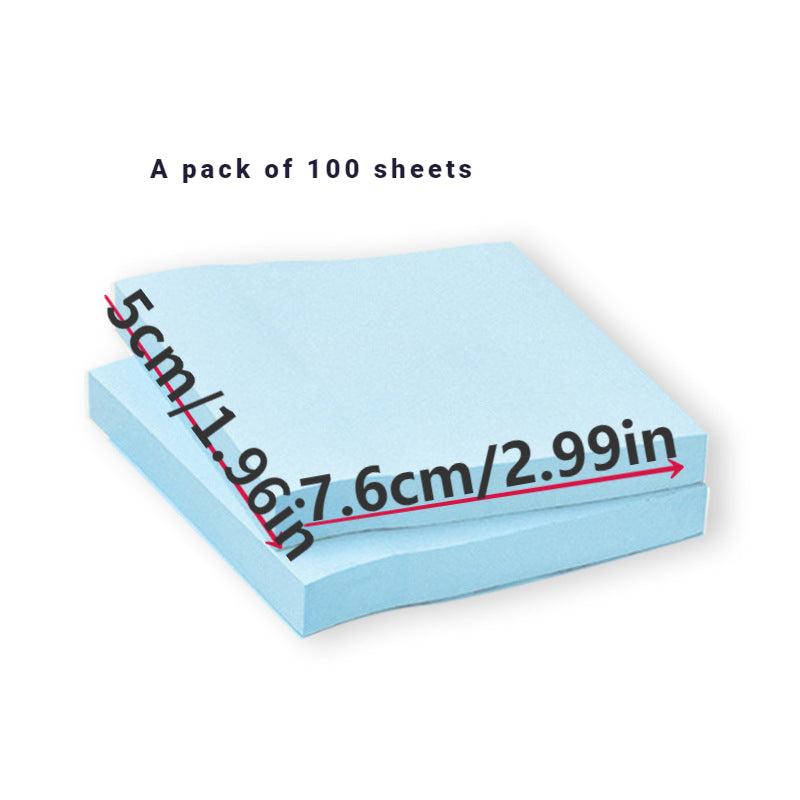 Colorful Sticky Notes Square Note Stickers Tearable Adhesive Sticky Note Paper