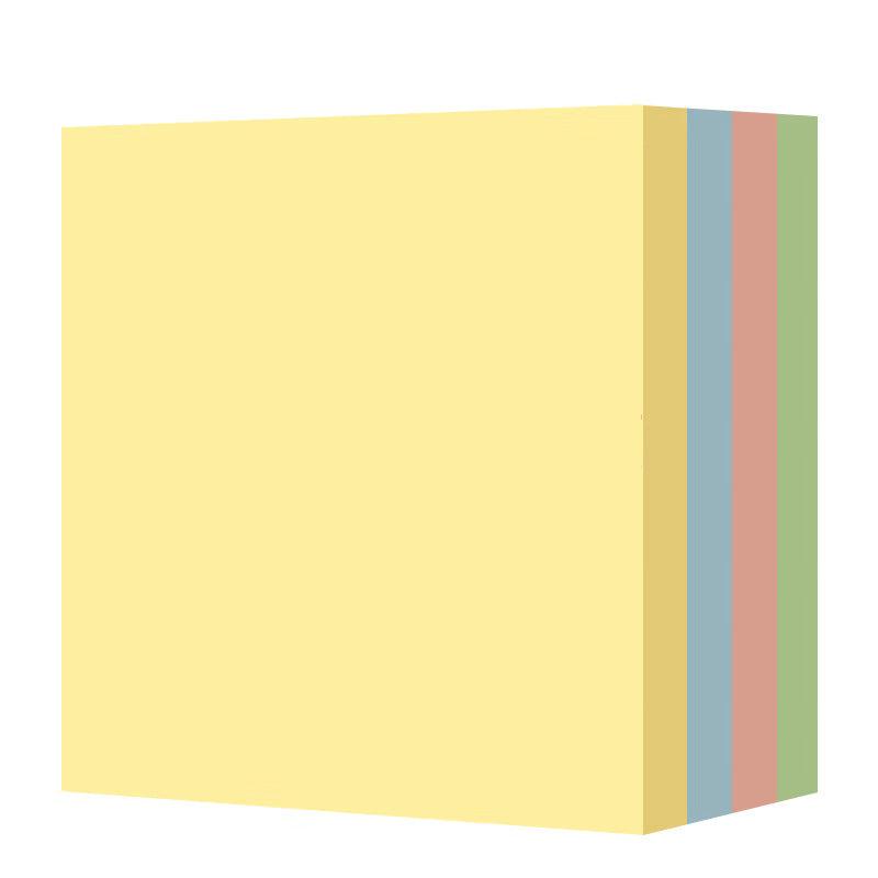 Colorful Sticky Notes Square Note Stickers Tearable Adhesive Sticky Note Paper