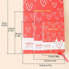 Love Notebook - Carry Your Love Everywhere - Boutique Horizontal Line