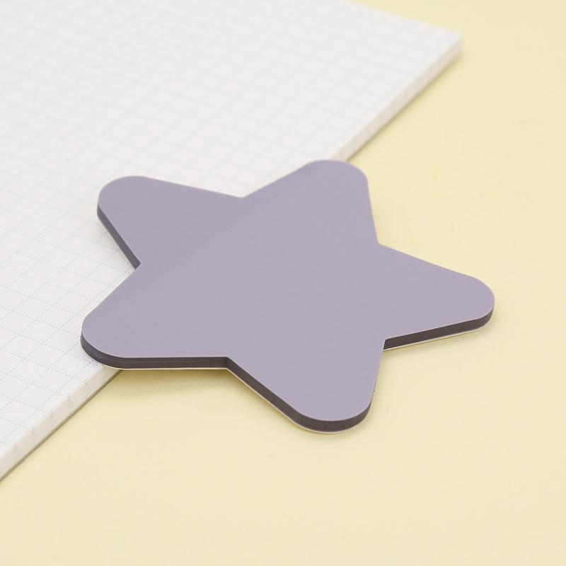 Translucent PET Shaped Sticky Notes And Star Index Sticky Notes