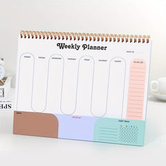 A4 Coil Weekly Planner for Students and Office Workers