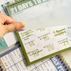 A4 Coil Weekly Planner for Students and Office Workers