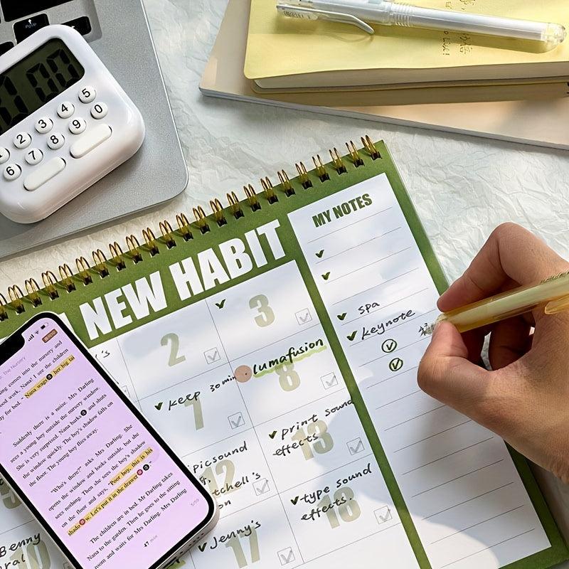 A4 Coil Weekly Planner for Students and Office Workers