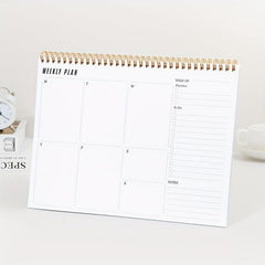 A4 Coil Weekly Planner for Students and Office Workers