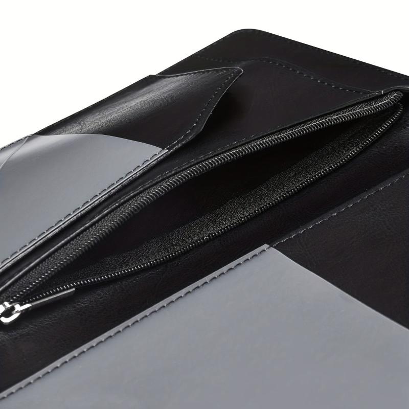 Leather Server Book Waitress Wallet Zipper Pocket-Fits Server Apron