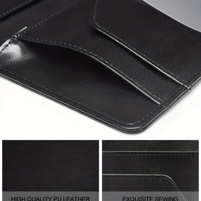 Leather Server Book Waitress Wallet Zipper Pocket-Fits Server Apron