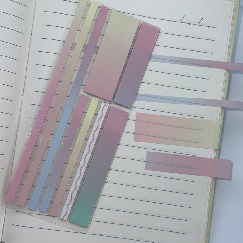 2pcs Pink Gradient Sticky Notes 360 Sheets