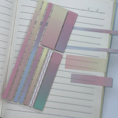2pcs Pink Gradient Sticky Notes 360 Sheets