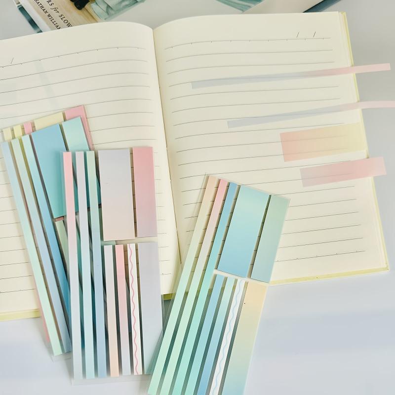 2pcs Pink Gradient Sticky Notes 360 Sheets