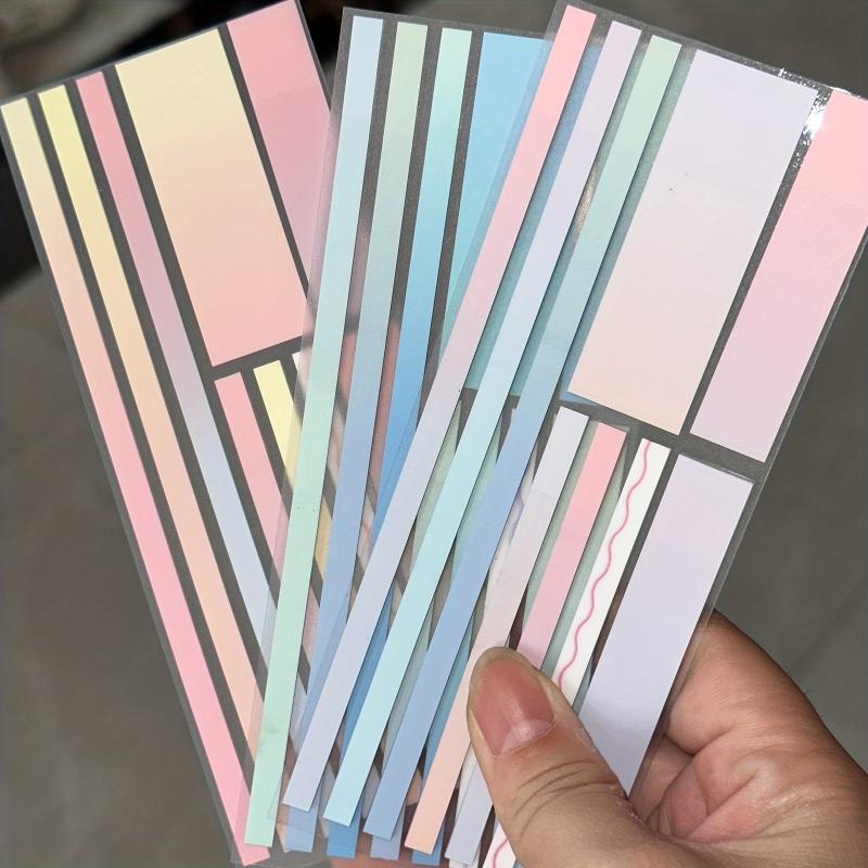 2pcs Pink Gradient Sticky Notes 360 Sheets