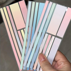 2pcs Pink Gradient Sticky Notes 360 Sheets