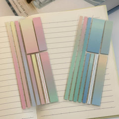 2pcs Pink Gradient Sticky Notes 360 Sheets