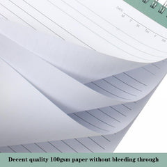 BUBU Daily Planner Notepad - Boost Efficiency Achieve Goals - 52 Sheets