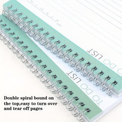 BUBU Daily Planner Notepad - Boost Efficiency Achieve Goals - 52 Sheets